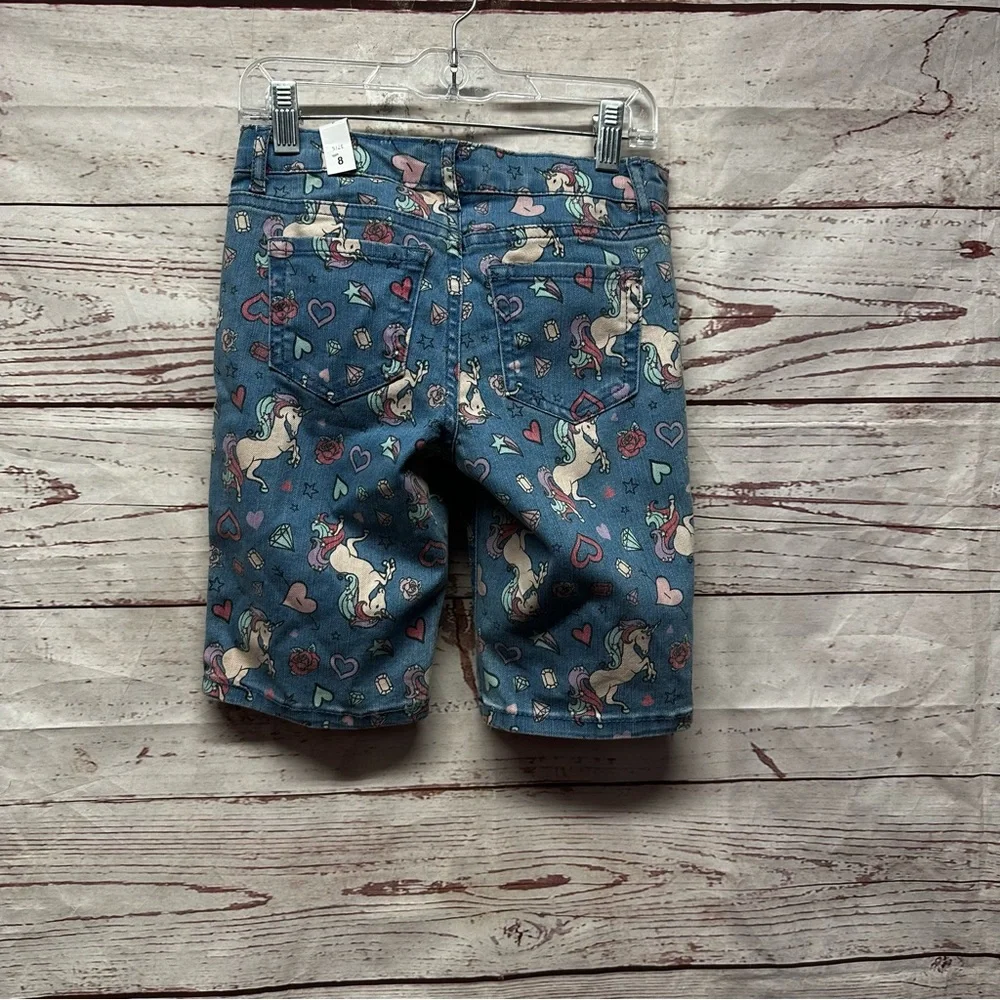 Children’s Place Bermuda Unicorn Shorts Size 8